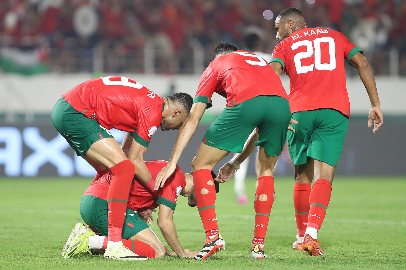 摩洛哥队在非洲国家杯中获得胜利